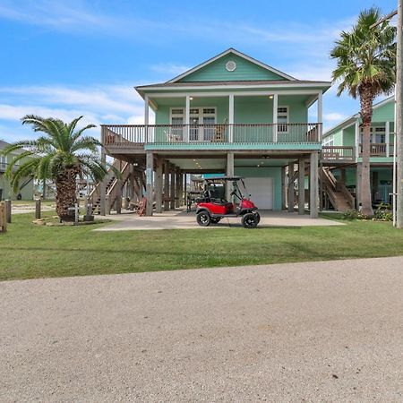 Steps To Beach Golf Cart About Time Beach Retreat Bolivar Peninsula 外观 照片