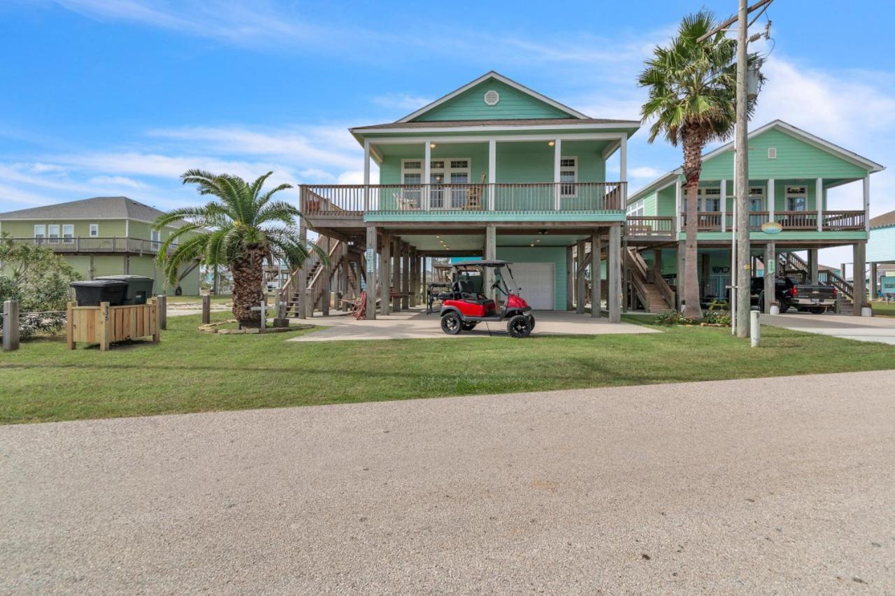 Steps To Beach Golf Cart About Time Beach Retreat Bolivar Peninsula 外观 照片